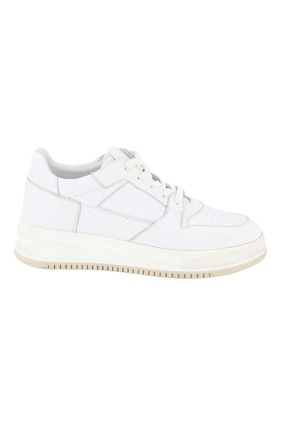 Schoenen Zusss | Zusss Leren Sneaker Wit