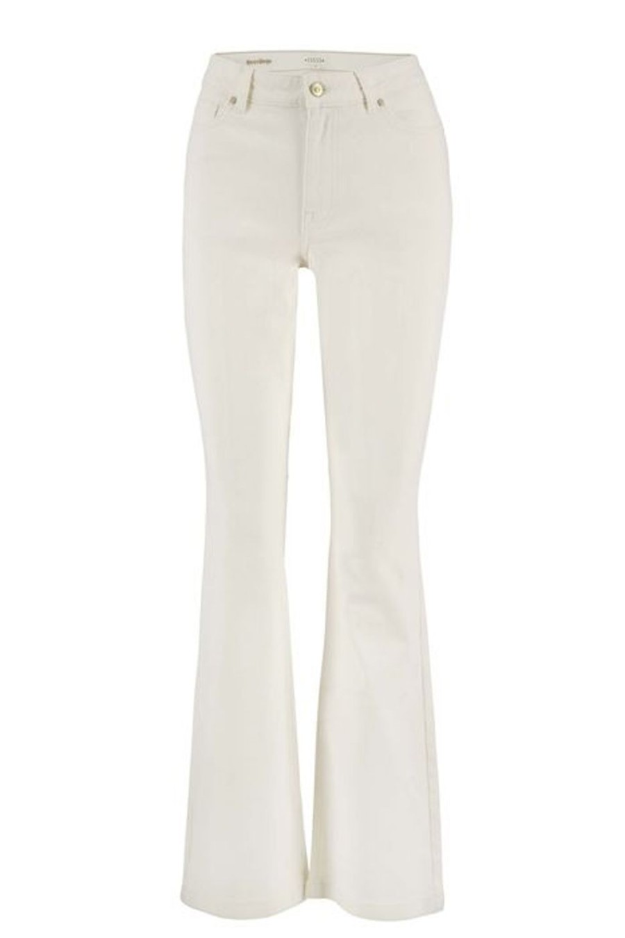 Kleding Zusss | Zusss Flared Jeans Off White