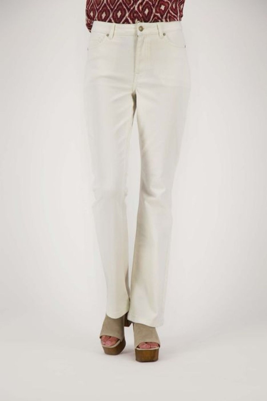 Kleding Zusss | Zusss Flared Jeans Off White