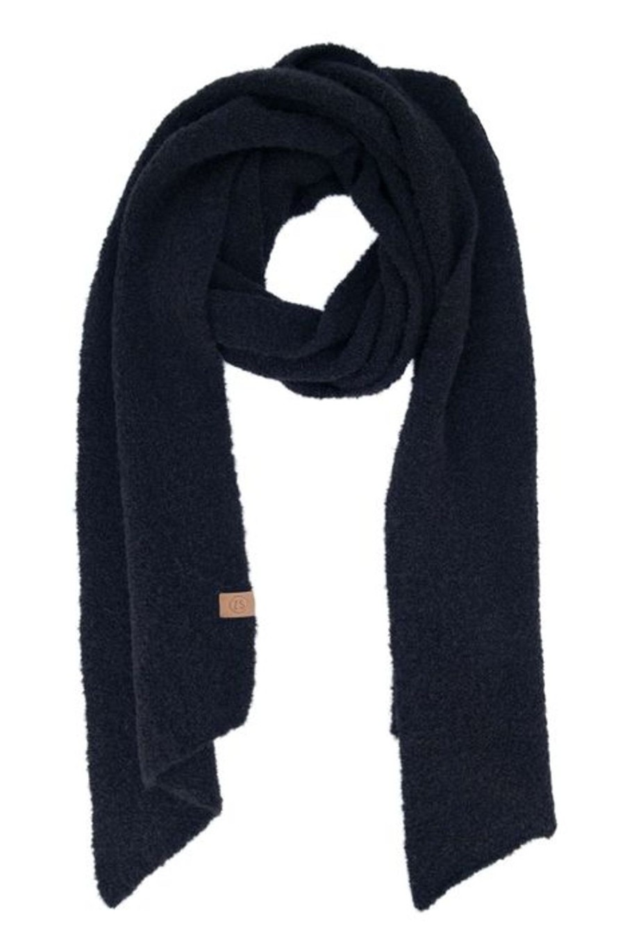 Kleding Zusss | Zusss Sjaal Van Boucle Donkerblauw