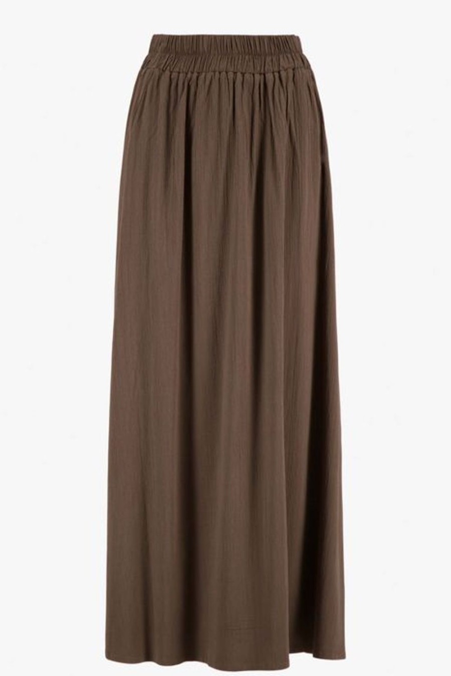 Kleding Zusss | Zusss Lange Rok Leem