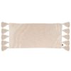 In Huis Zusss | Zusss Grof Geweven Kussen Organische Print 80X35Cm Off White