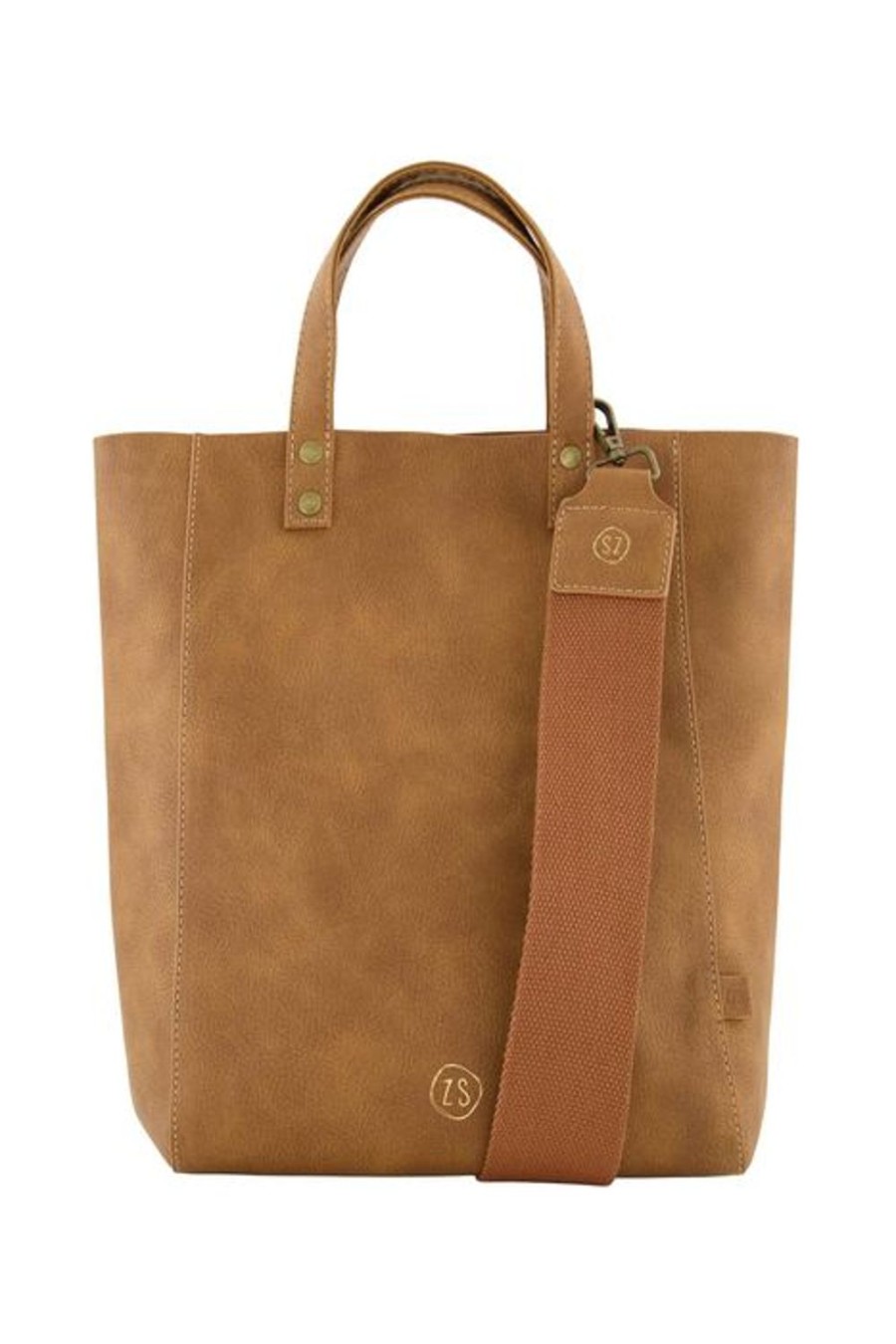 Tassen Zusss | Zusss Shopper Cognac