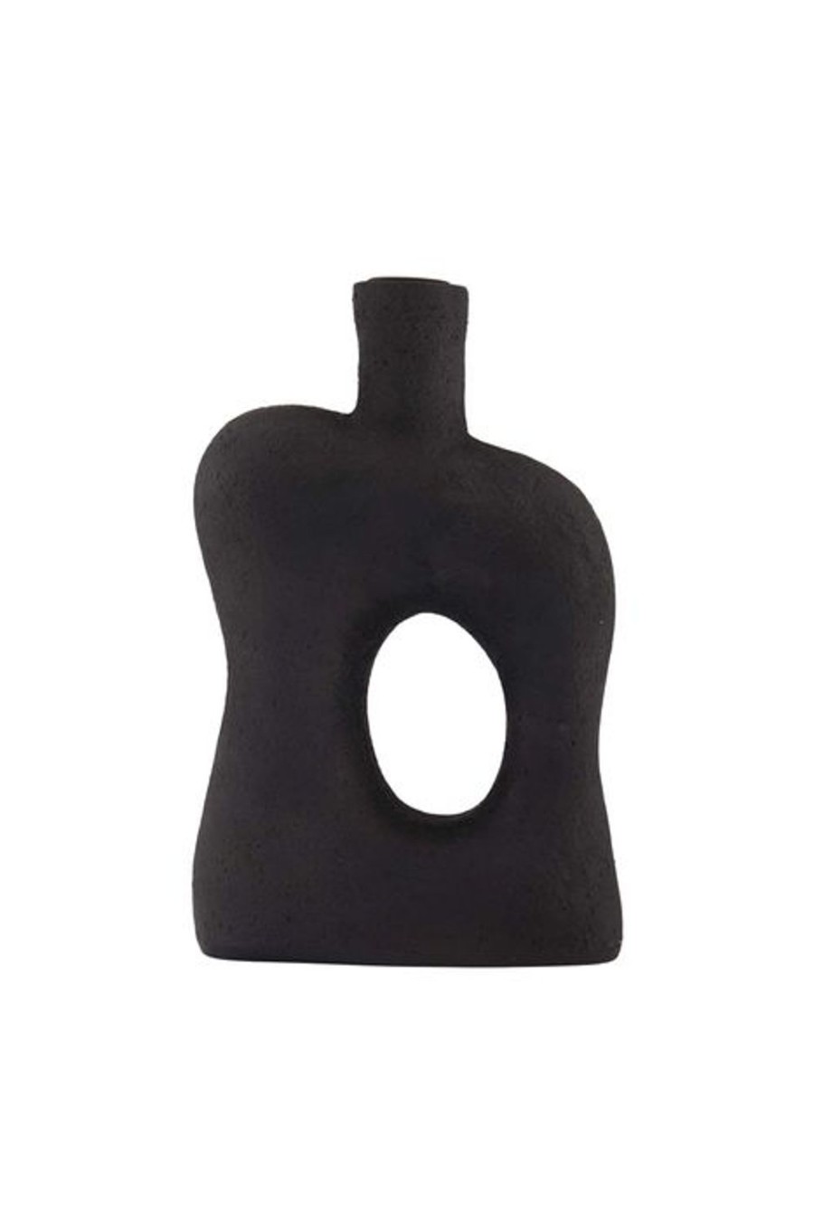 In Huis Zusss | Zusss Polystone Kandelaar Ornament 22Cm Zwart