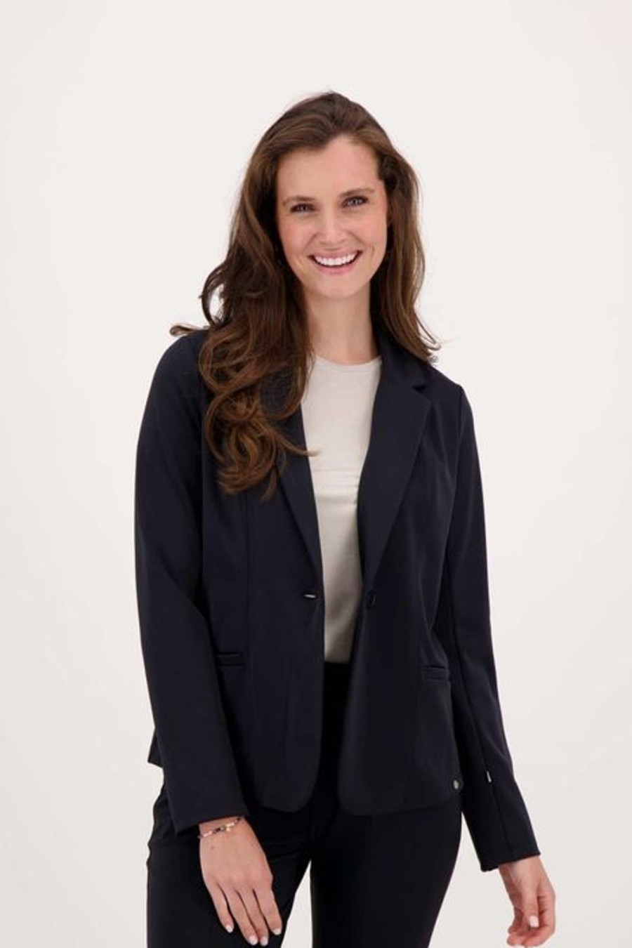 Kleding Zusss | Zusss Travel Blazer Zwart