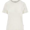 Kleding Zusss | Zusss T-Shirt Met Ronde Hals Zand