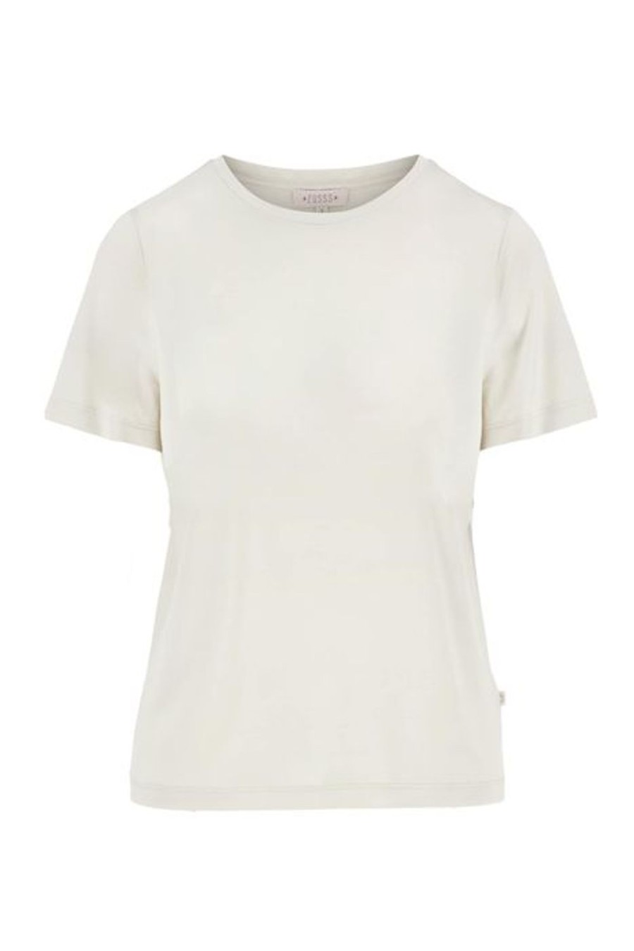 Kleding Zusss | Zusss T-Shirt Met Ronde Hals Zand