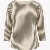 Kleding Zusss | Zusss Streep Shirt Zand / Off Black