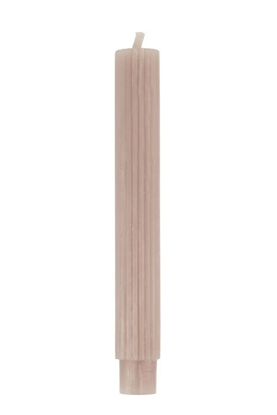 In Huis Zusss | Zusss 2 Geribbelde Kaarsen 20Cm Leem