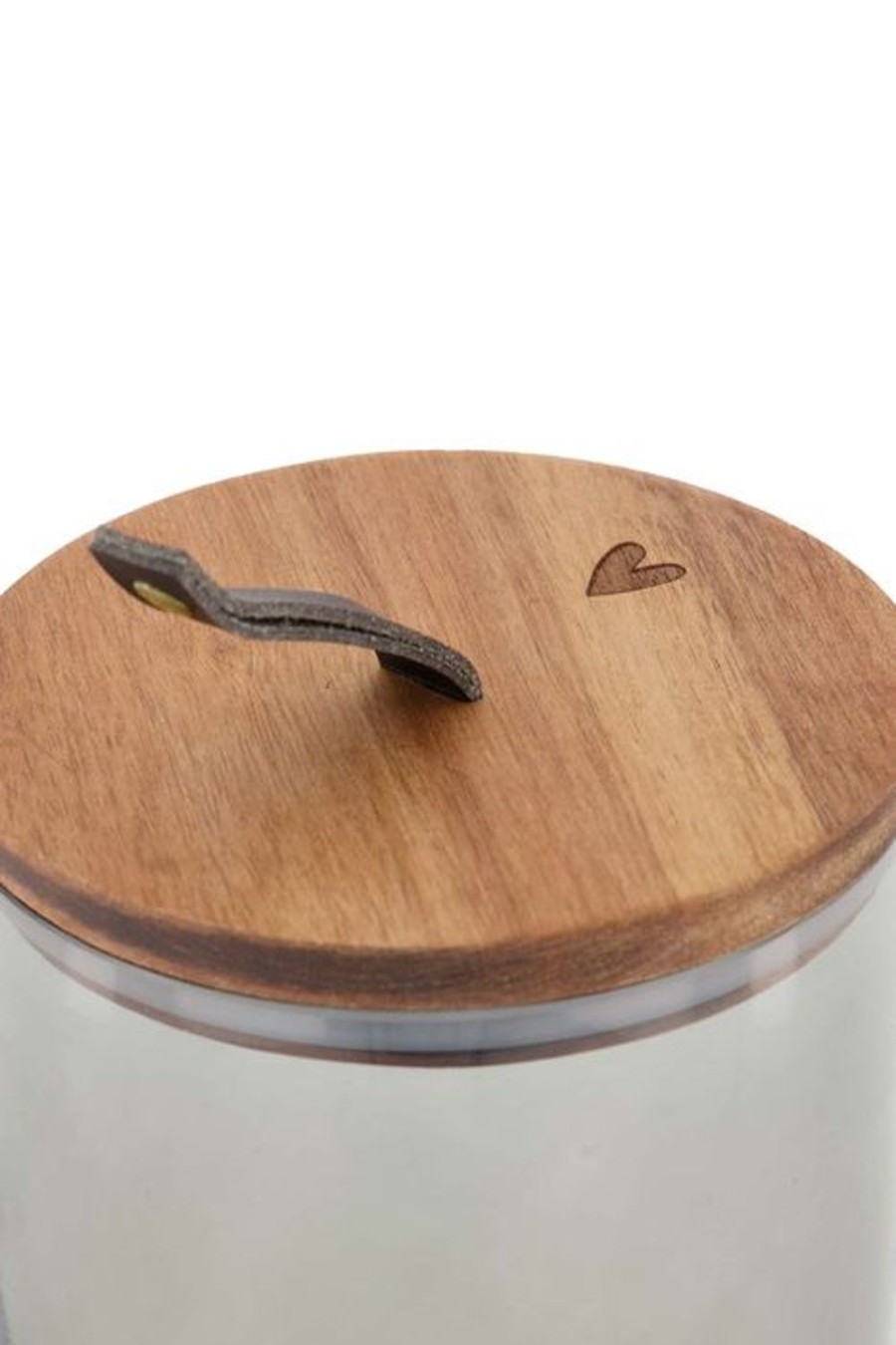 Koken & Tafelen Zusss | Zusss Glazen Voorraadpot Met Houten Deksel L Naturel