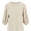 Kleding Zusss | Zusss Top Met Pofmouw Zand