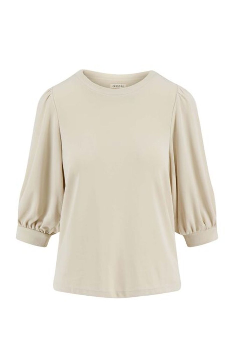 Kleding Zusss | Zusss Top Met Pofmouw Zand