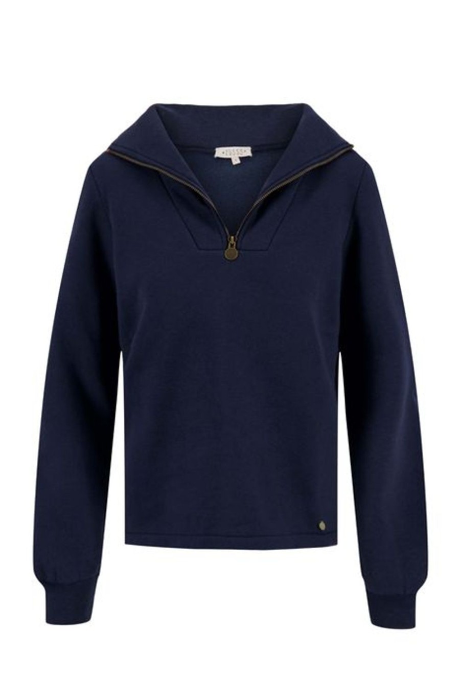 Kleding Zusss | Zusss Sweater Met Ritssluiting Donkerblauw