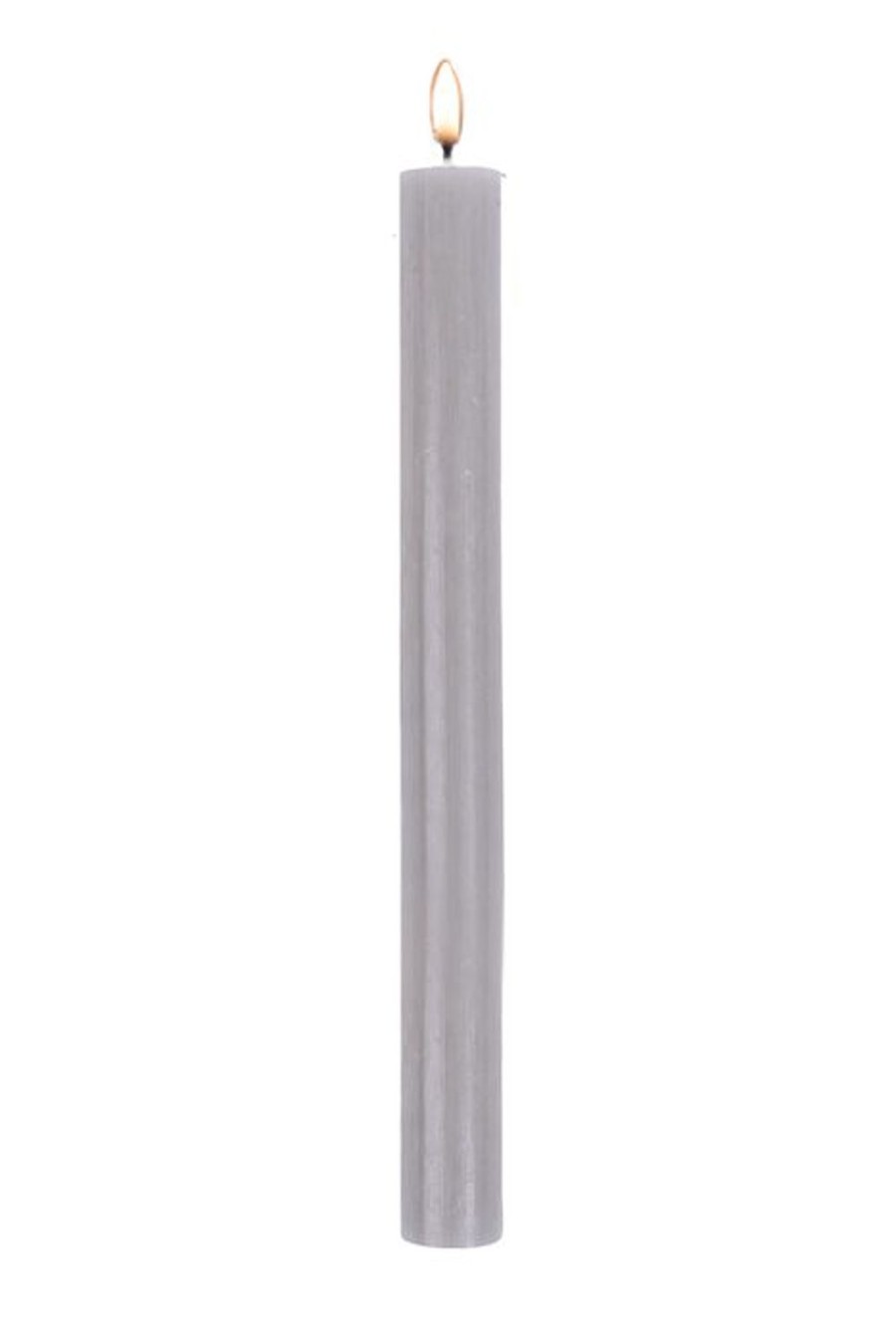 In Huis Zusss | Zusss Rustieke Kaars 20Cm Lichtgrijs