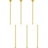 Koken & Tafelen Zusss | Zusss Set Van 6 Borrelprikkers Hartje Goud