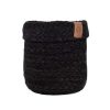In Huis Zusss | Zusss Jute Opbergmand 15X15Cm Zwart
