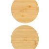 Koken & Tafelen Zusss | Zusss Set Van 2 Pannenonderzetters Hout Naturel
