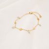 Mooimakers Zusss | Zusss Armband Met Rondjes Saliegroen/Goud