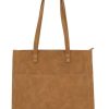 Tassen Zusss | Zusss Grote Shopper Cognac