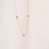 Mooimakers Zusss | Zusss Fijne Ketting Met Kraaltjes Koraalroze/Goud