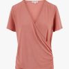 Kleding Zusss | Zusss Wrap Top Koraalroze