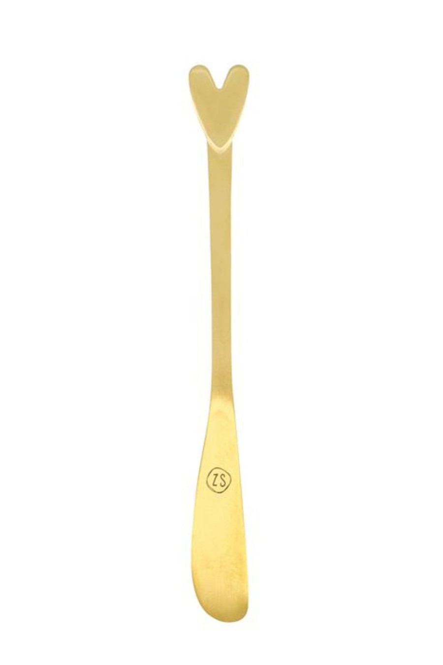 Koken & Tafelen Zusss | Zusss Set Van 4 Mesjes Hartje Goud