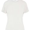 Kleding Zusss | Zusss T-Shirt Met Ronde Hals Wit