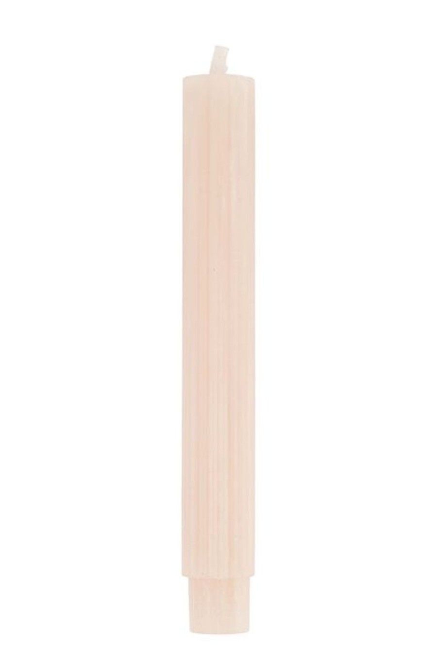 In Huis Zusss | Zusss 2 Geribbelde Kaarsen 20Cm Poederroze
