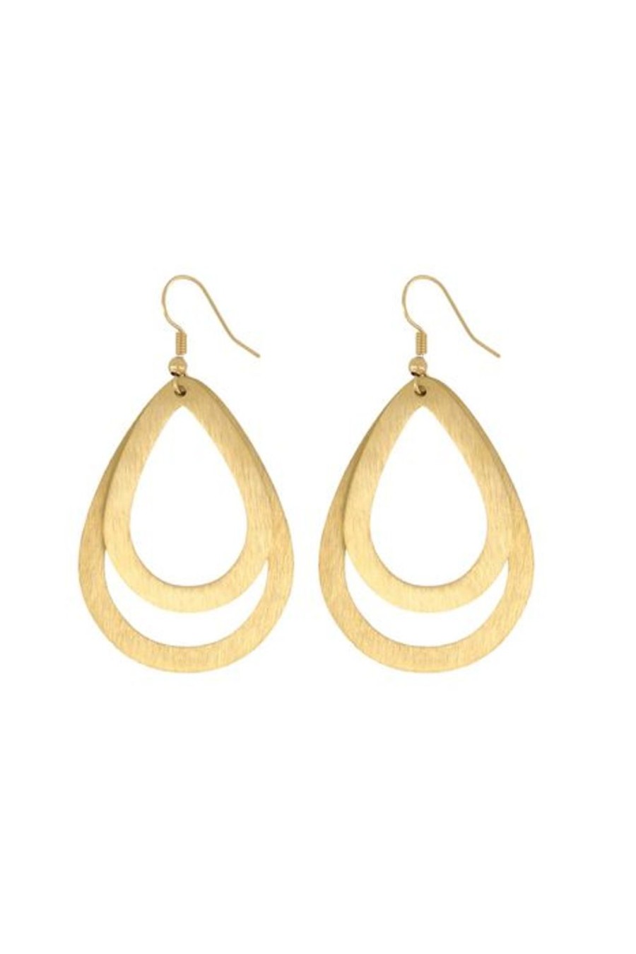 Mooimakers Zusss | Zusss Ovalen Oorhangers Goud