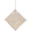 Baby Zusss | Zusss Speendoekje Met Stiksels Zand