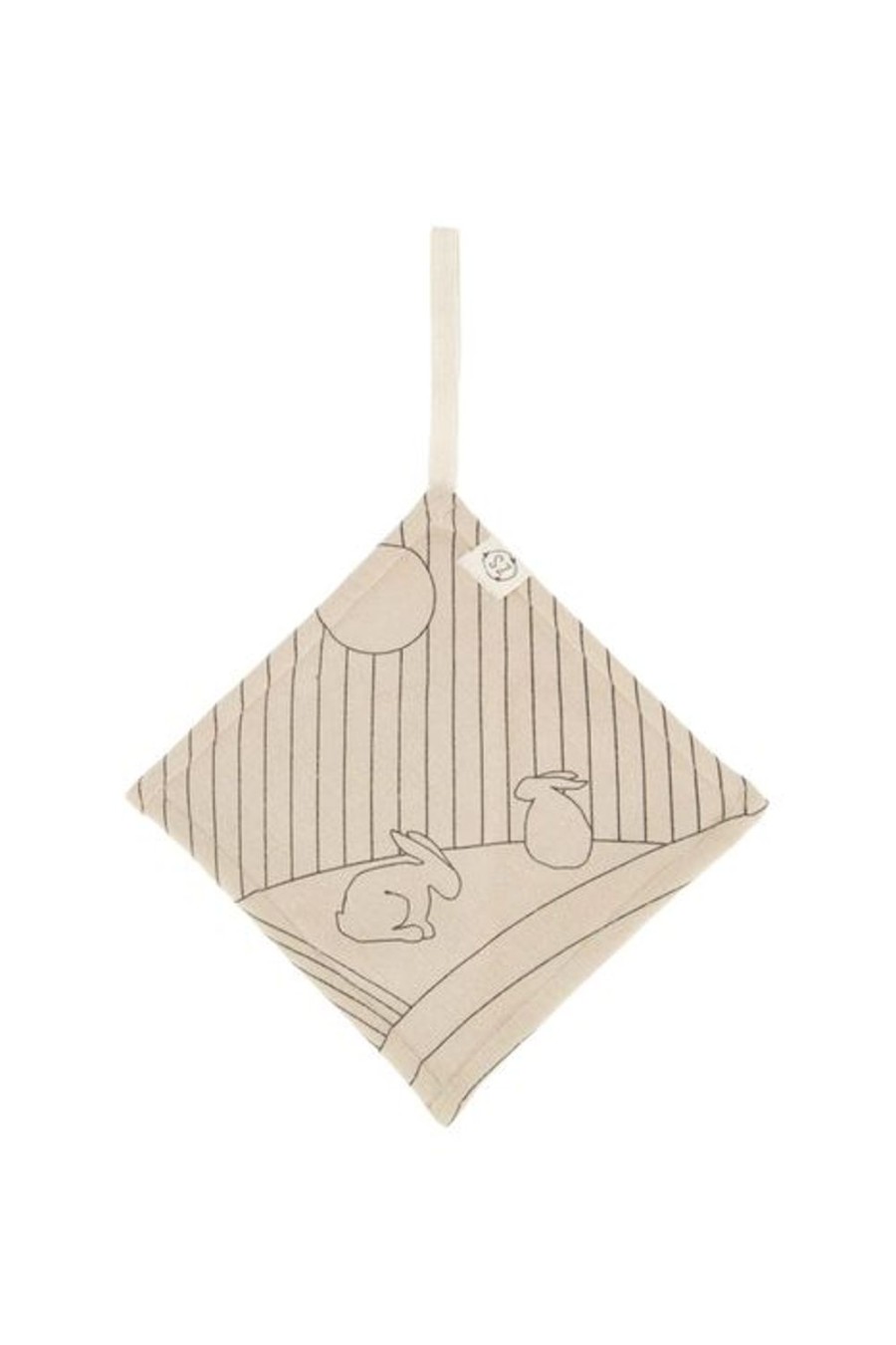 Baby Zusss | Zusss Speendoekje Met Stiksels Zand