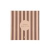 Koken & Tafelen Zusss | Zusss Servetten Samen Genieten 16,5X16,5Cm Poederroze/Roestbruin