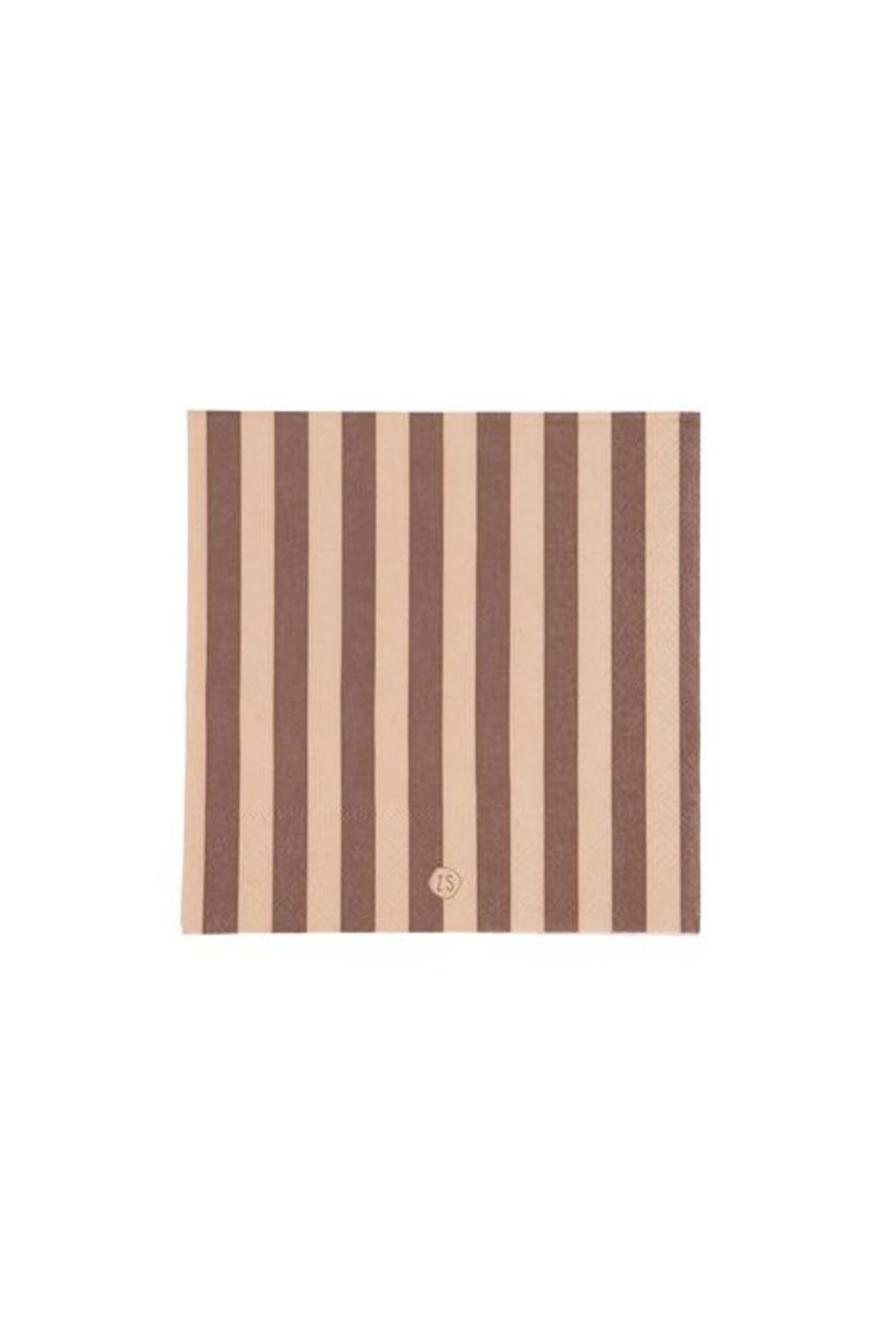 Koken & Tafelen Zusss | Zusss Servetten Samen Genieten 16,5X16,5Cm Poederroze/Roestbruin