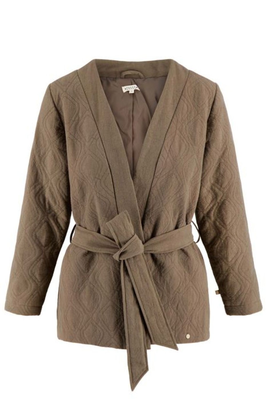 Kleding Zusss | Zusss Kimono Jasje Leem
