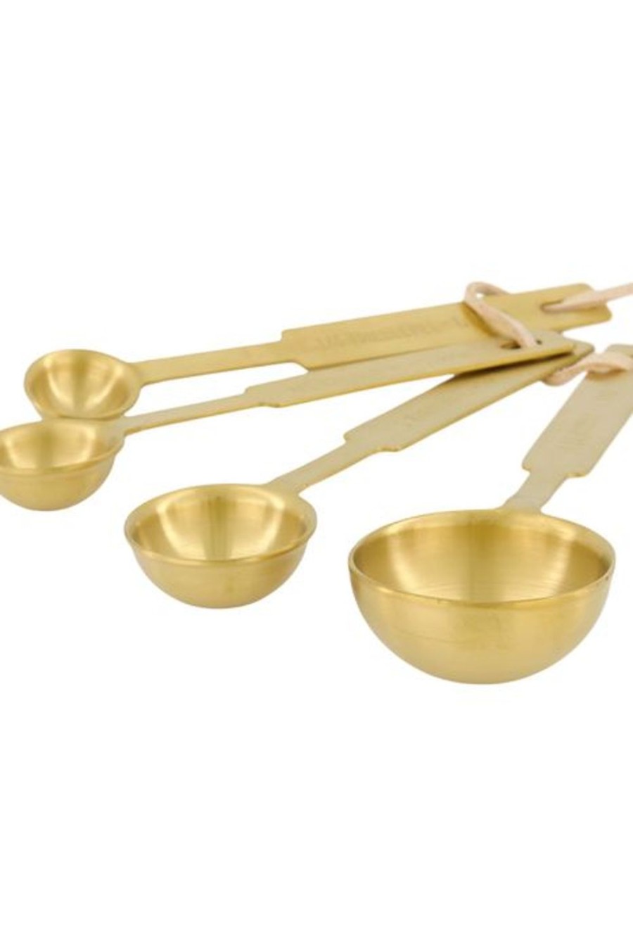 Koken & Tafelen Zusss | Zusss Set Van 4 Maatlepels Goud