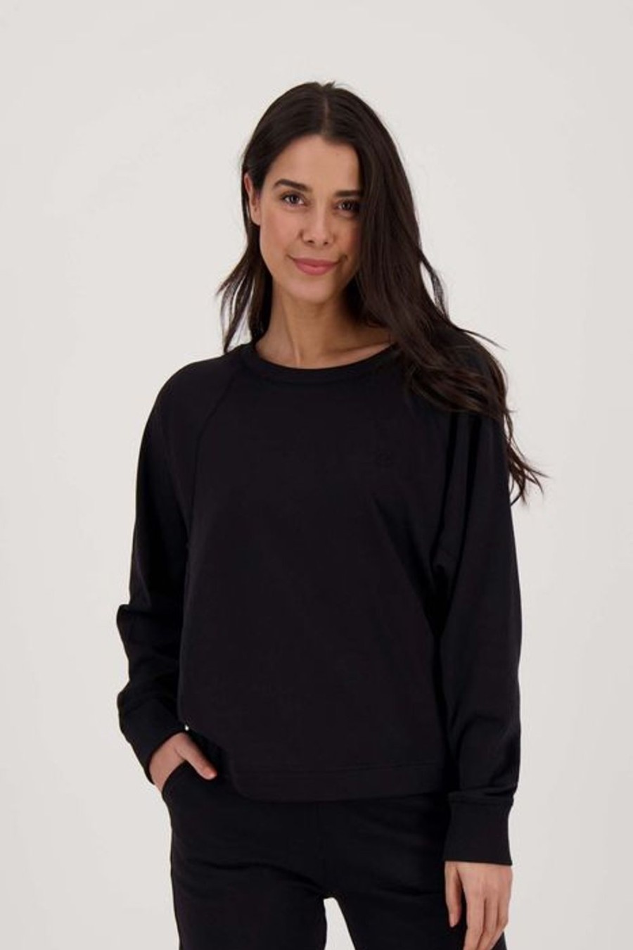 Kleding Zusss | Zusss Oversized Sweater Off Black