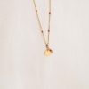 Mooimakers Zusss | Zusss Ketting Met Bedel En Kraaltjes Koraalroze/Goud