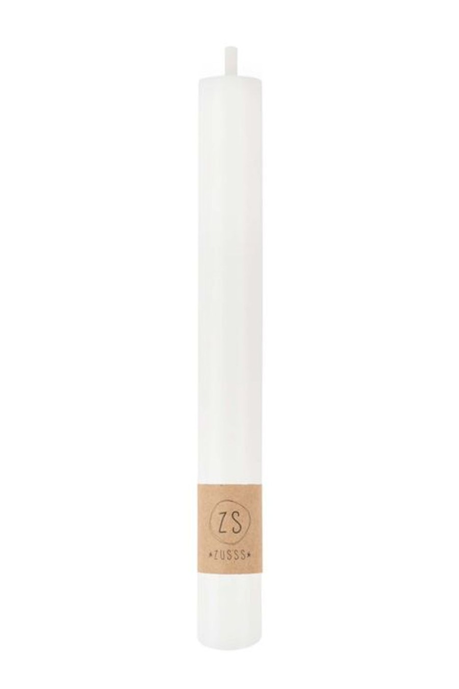 In Huis Zusss | Zusss Rustieke Kaars 20Cm Wit