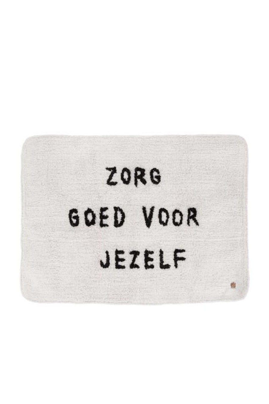 Bad & Bed Zusss | Zusss Badmat Zorg Goed Voor Jezelf 90X60Cm Off White