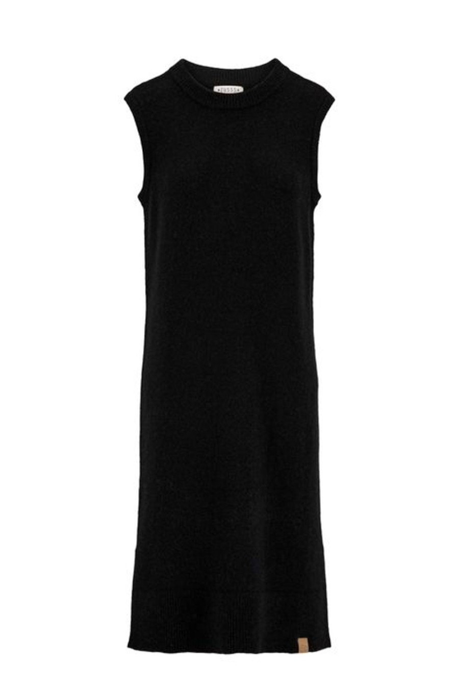 Kleding Zusss | Zusss Gebreide Spencer Jurk Zwart