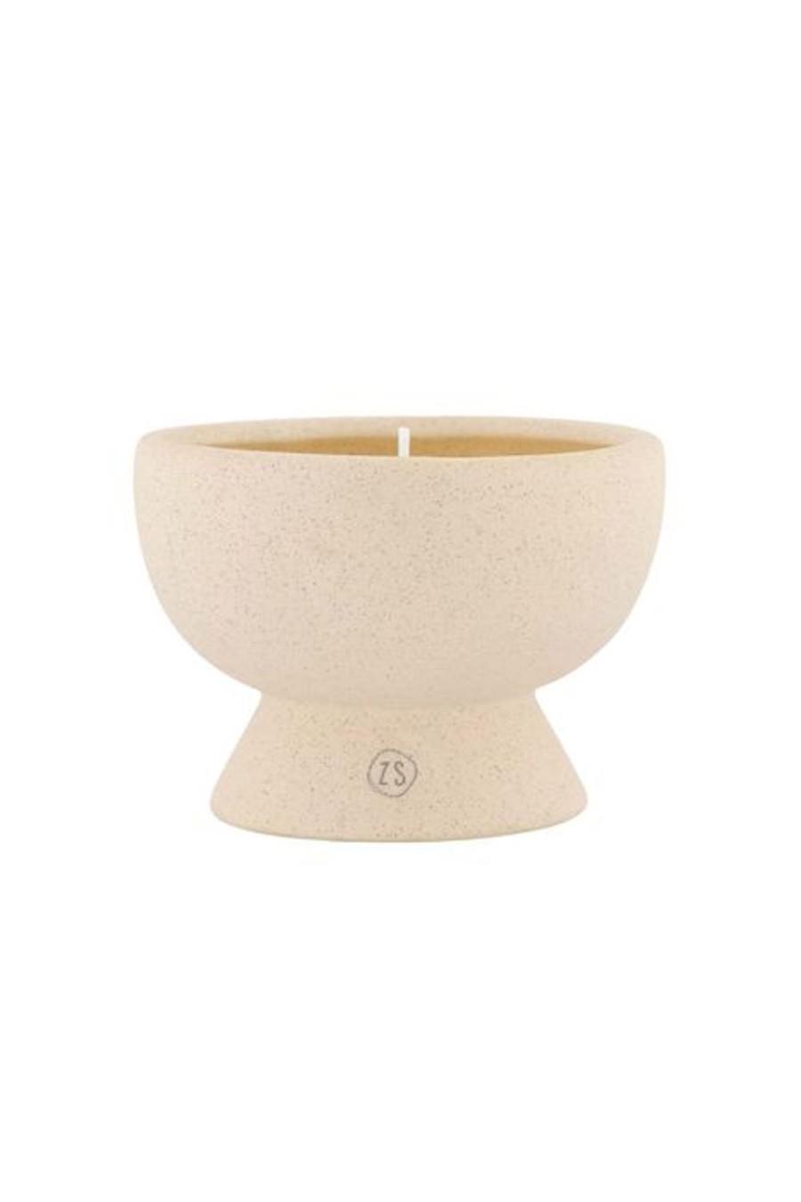 In Huis Zusss | Zusss Keramieken Geurkaars Frisse Citrus Off White