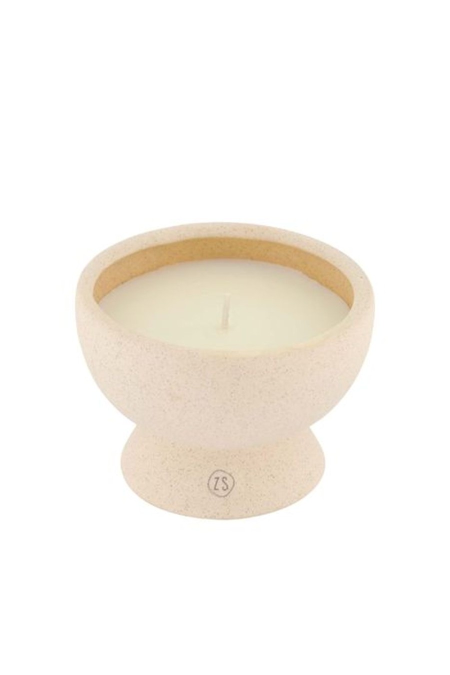 In Huis Zusss | Zusss Keramieken Geurkaars Frisse Citrus Off White