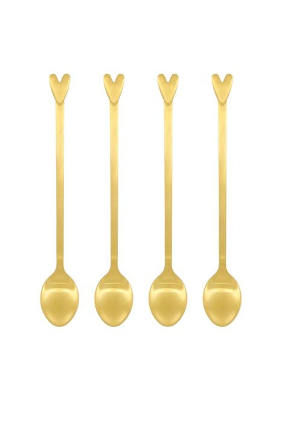 Koken & Tafelen Zusss | Zusss Set 4 Lepels Hartje Goud