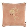In Huis Zusss | Zusss Fluwelen Kussen Met Bloem 45X45Cm Oud Roze