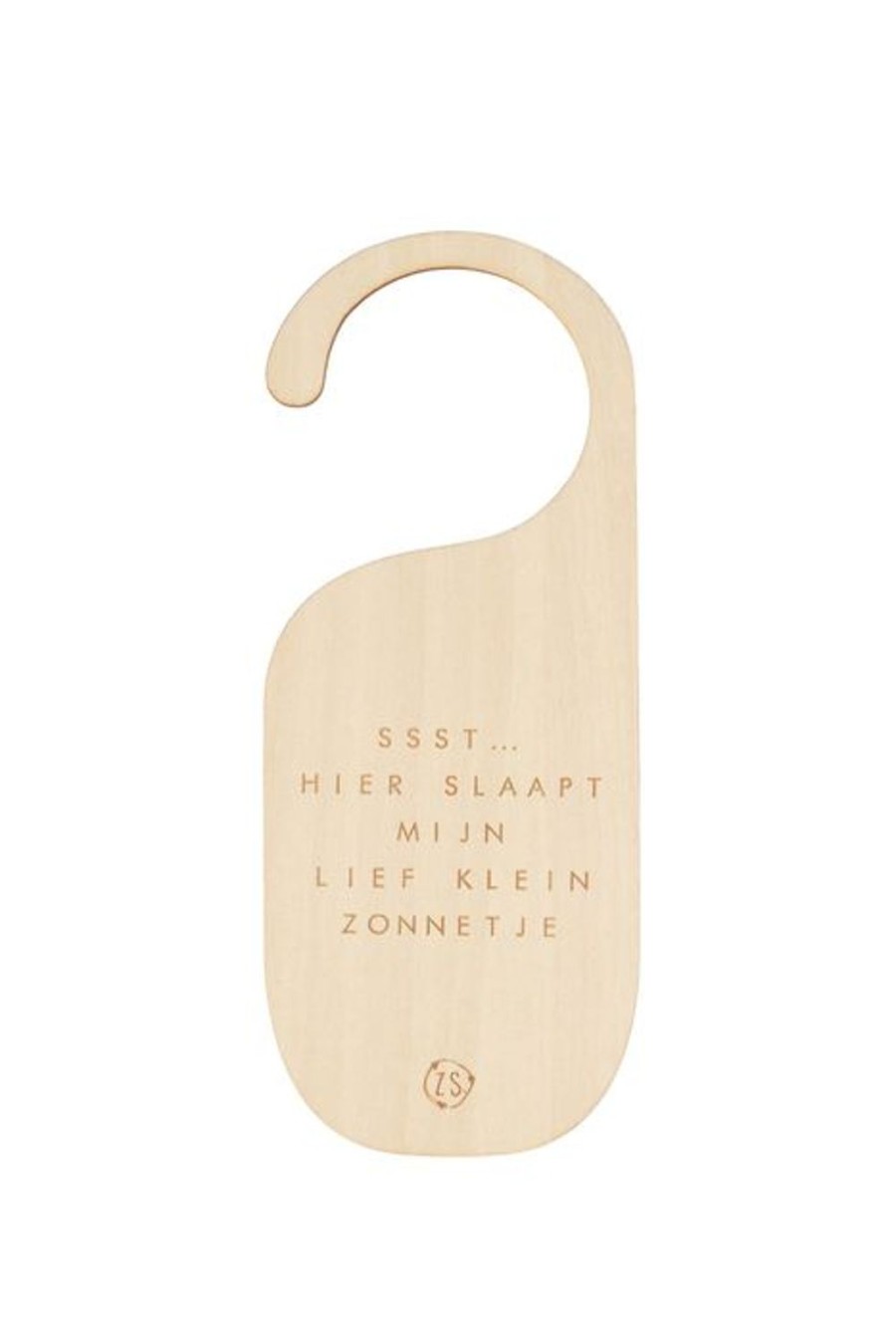 Baby Zusss | Zusss Houten Deurhanger In Zakje Klein Zonnetje