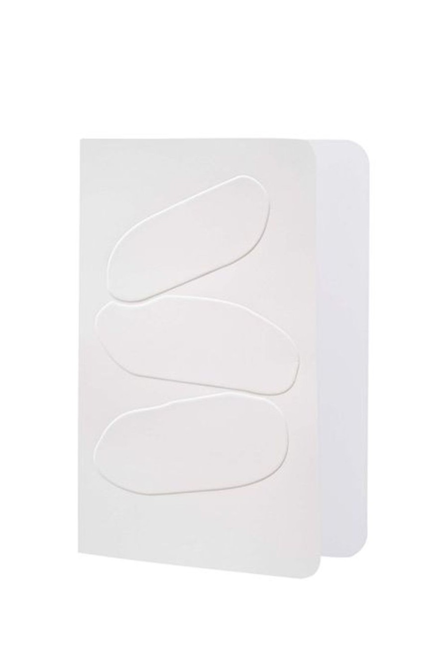 Feest & Bureau Zusss | Zusss Wenskaart Kiezels Relief Wit