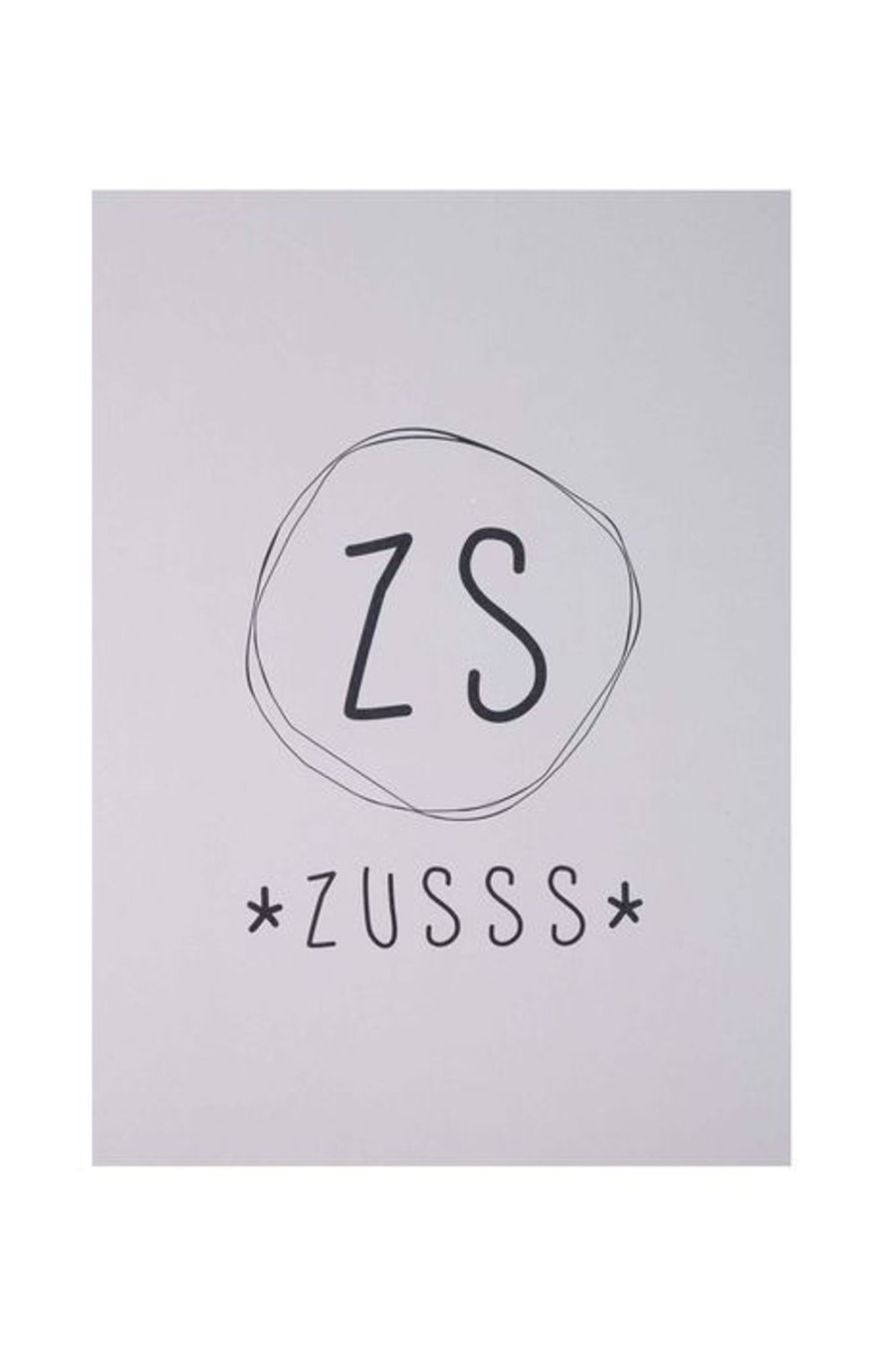 Feest & Bureau Zusss | Zusss Logoposter Die Glimlach Staat Je Goed
