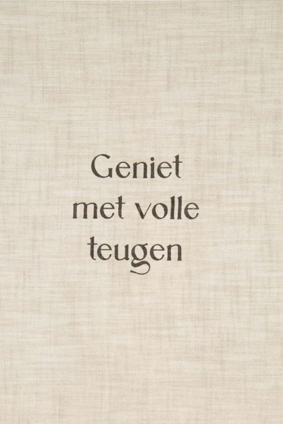 Koken & Tafelen Zusss | Zusss Theedoek Geniet Met Volle Teugen Peper En Zout